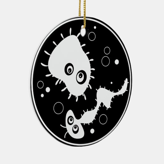 Bacteriën Keramisch Ornament (Rechts)
