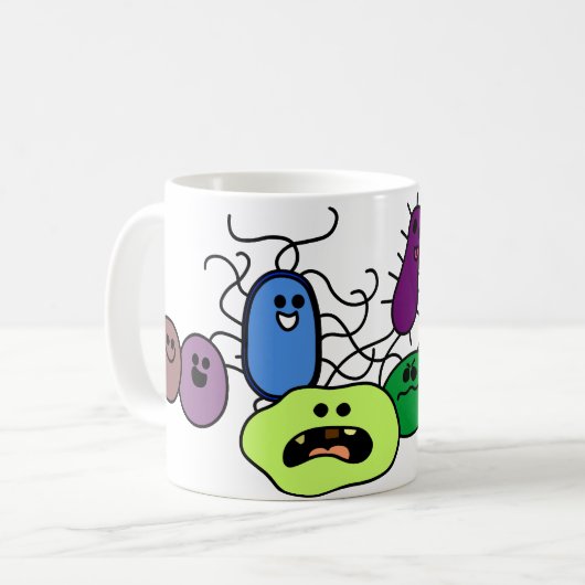 Bacteriën Koffiemok (Voorkant links)