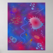 Bacteriën Poster (Voorkant)