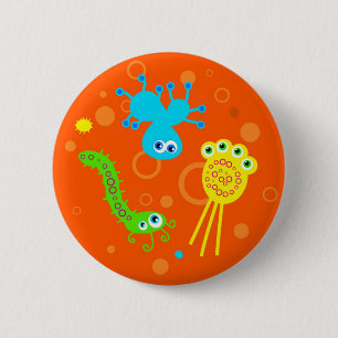 Bacteriën Ronde Button 5,7 Cm