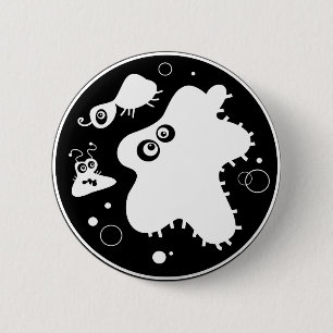 Bacteriën Ronde Button 5,7 Cm
