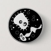 Bacteriën Ronde Button 5,7 Cm (Voorkant)