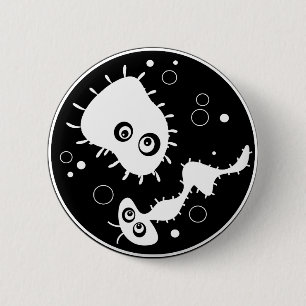 Bacteriën Ronde Button 5,7 Cm