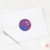 Bacteriën Ronde Sticker (Envelop)