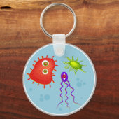 Bacteriën Sleutelhanger (Voorkant)
