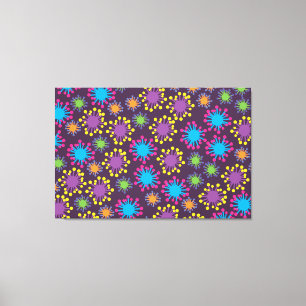 Bacteriën Spores Canvas Afdruk