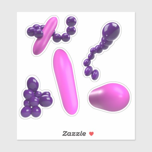 Bacteriën Sticker (Vel)