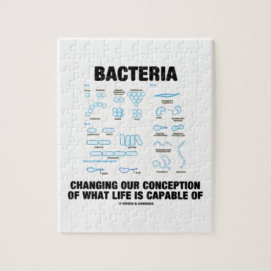 Bacteriën veranderen onze opvatting over het leven legpuzzel (Verticaal)