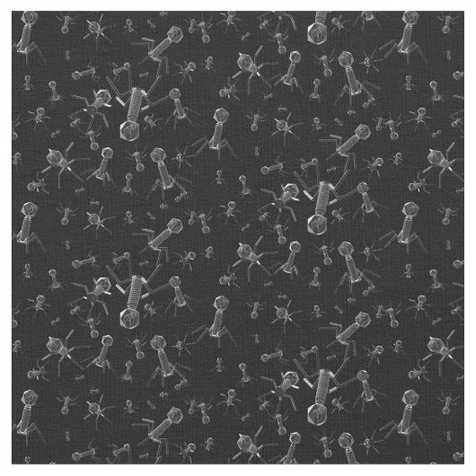 Bacteriofaag - BW Stof (Close Up)