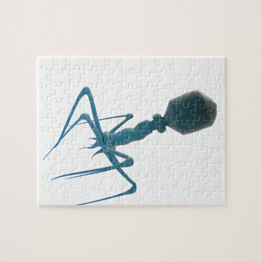 bacteriofaag legpuzzel (Horizontaal)