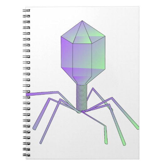 Bacteriofaag Notitieboek (Voorkant)