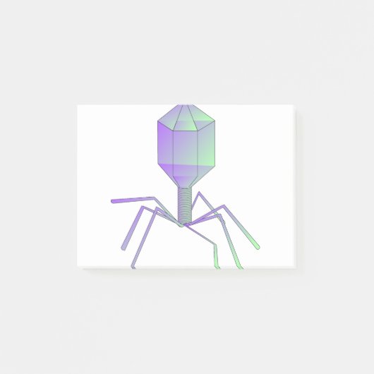 Bacteriofaag Post-it® Notes (Voorkant)