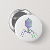 Bacteriofaag Ronde Button 5,7 Cm (Voorkant /achterkant)