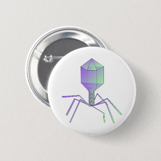 Bacteriofaag Ronde Button 5,7 Cm (Voorkant /achterkant)