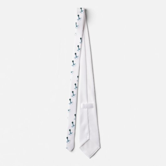 bacteriofaag stropdas (Achterkant)