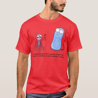 Bacteriofaag Valentijn T-shirt