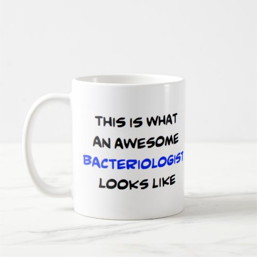 bacterioloog, geweldige koffiemok (Links)