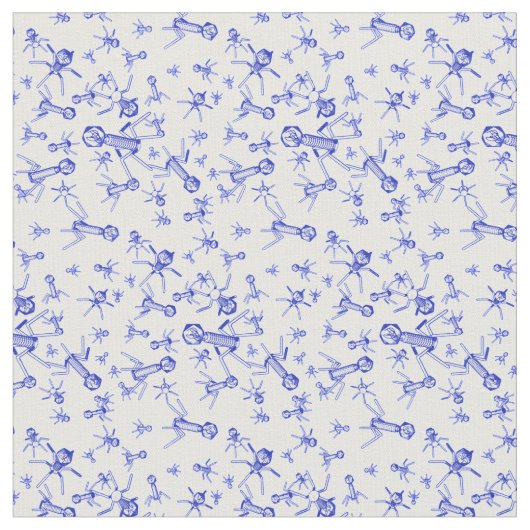 Bacteriophage - Porcelain Stof (Close Up)