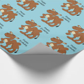 Bactrian Camel Any Background Colour Birthday Cadeaupapier (Hoek)