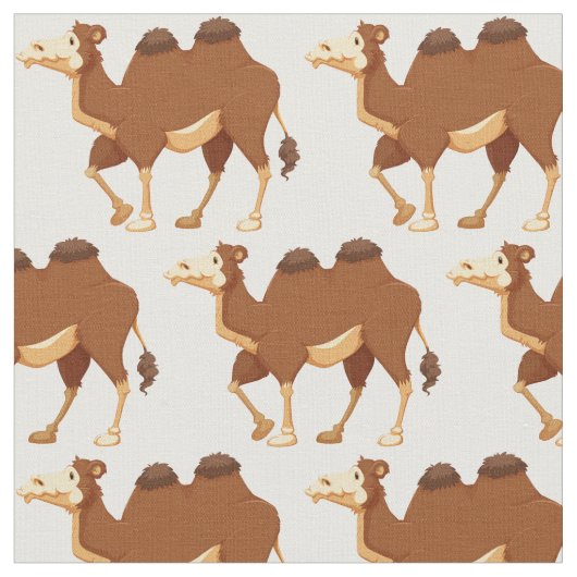 Bactrian Camel Fabric Stof (Close Up)