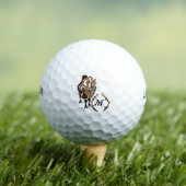 Bactrian Camel Monogram Golfballen (Insitu Shirt)