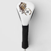 Bactrian Camel Monogram Golfheadcover (Voorkant)