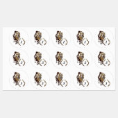 Bactrian Camel Monogram Labels (Vel)