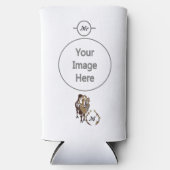 Bactrian Camel Monogram Seltzer Blikjeskoeler (Voorkant)