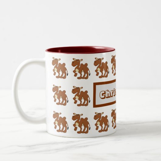 Bactrian Kameel Design Mok (Links)