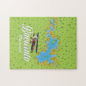 Bacurato Mexico meer kaart Legpuzzel (Horizontaal)
