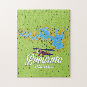 Bacurato Mexico meer kaart Legpuzzel