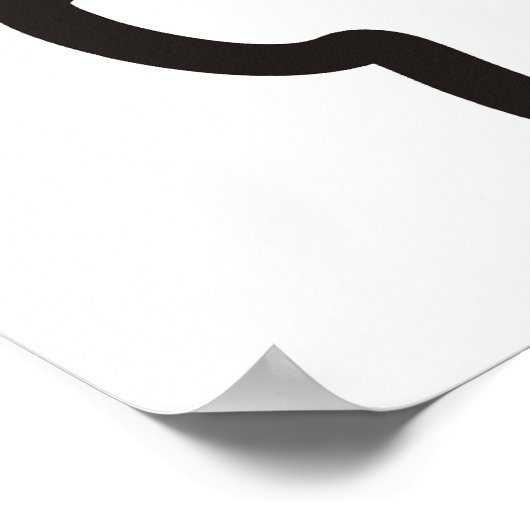 BAD AAN DE BONE ~ Poster (Hoek)