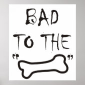 BAD AAN DE BONE ~ Poster (Voorkant)