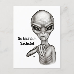 Bad Alien , Du bist der Nächste! Briefkaart