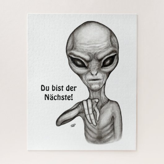 Bad Alien , Du bist der Nächste! Legpuzzel (Verticaal)