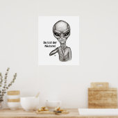 Bad Alien , Du bist der Nächste! Poster (Keuken)