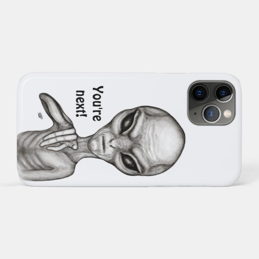 Bad Alien , You're next ! Case-Mate iPhone Case (Achterkant (horizontaal))