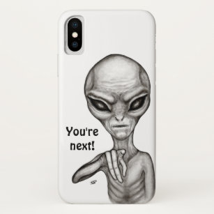 Bad Alien , You're next ! Case-Mate iPhone Case