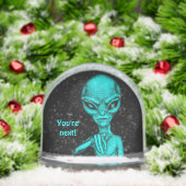 Bad Alien , You're next ! Sneeuwbol (Kerstmis)