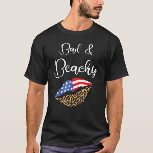 Bad and Beachy 1 T-shirt (Voorkant)