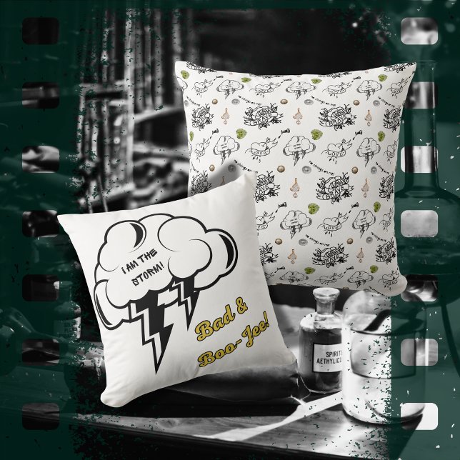 Bad and Boojee Gothic Halloween Kussen (Creator heeft geüpload)