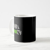 Bad and Boozy Fun Saint Patrick Day Drink Gift Koffiemok (Voorkant links)