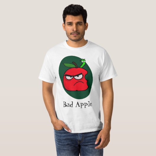 Bad Apple Cartoon T-shirt (Voorkant volledig)