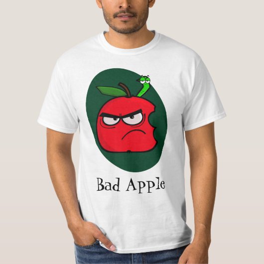 Bad Apple Cartoon T-shirt (Voorkant)