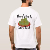 Bad Apple (wit) T-shirt (Achterkant)