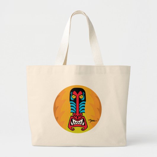 BAD ASS BABOON BAG GROTE TOTE BAG (Voorkant)