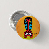 BAD ASS BABOON RONDE BUTTON 3,2 CM (Voorkant /achterkant)