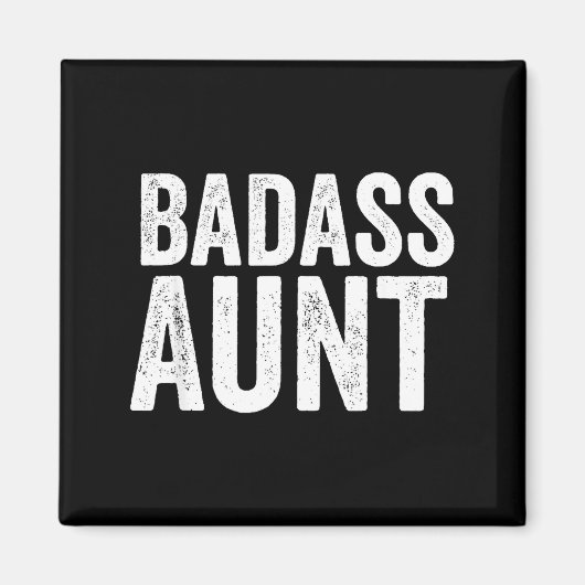 Bad Aunt Gift Funny New Aunt Idea New Niece Nephew Magneet (Voorkant)