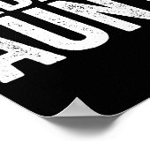 Bad Aunt Gift Funny New Aunt Idea New Niece Nephew Poster (Hoek)