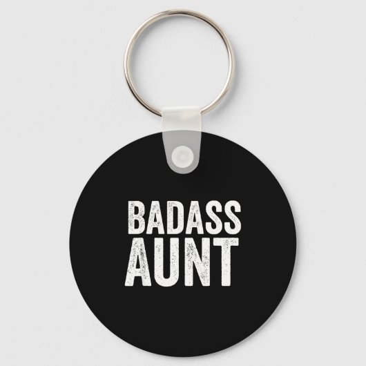 Bad Aunt Gift Funny New Aunt Idea New Niece Nephew Sleutelhanger (Voorkant)